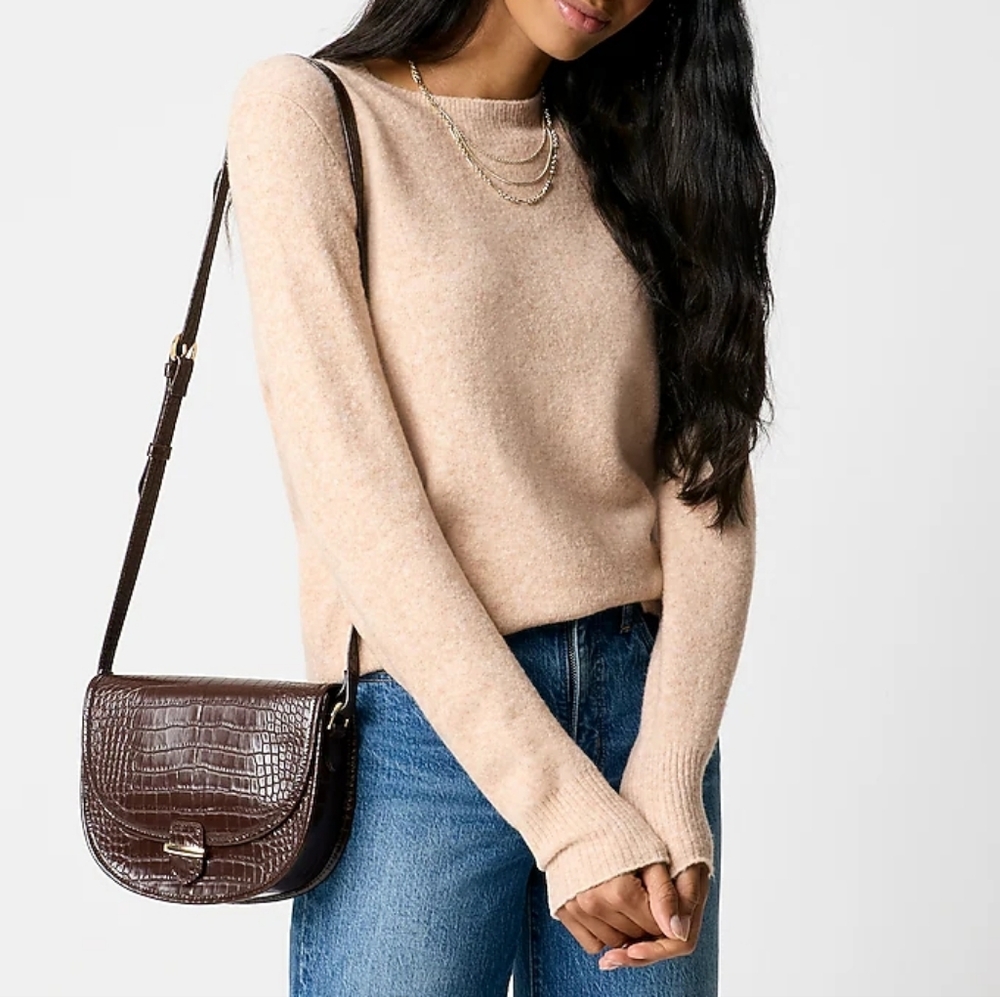 NWOT, J. Crew Factory Extra Soft Wool Blend Crewneck Sweater Size  M Medium